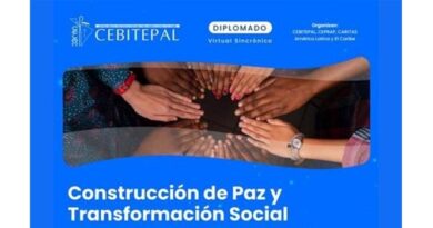 CEBITEPAL invita a un diplomado virtual sobre “Construcción de Paz y Transformación Social”