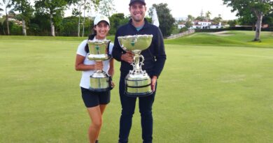 Santiago Quintero y Vanessa Gilly monarcas del Campeonato Nacional Amateur de golf  