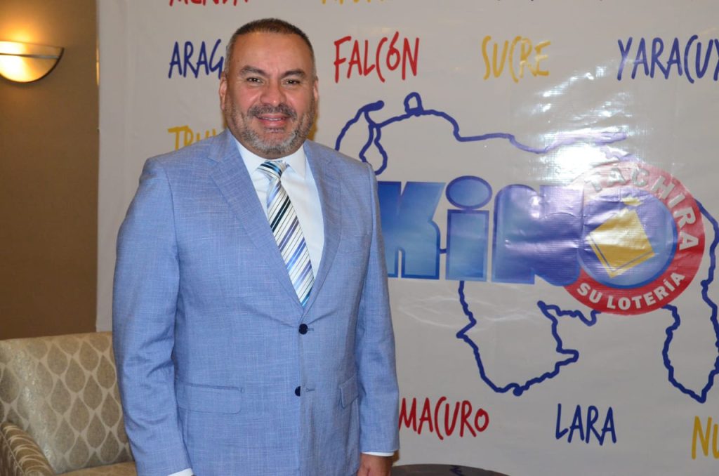 Marcos Albarrán, presidente de la Lotería del Táchira.