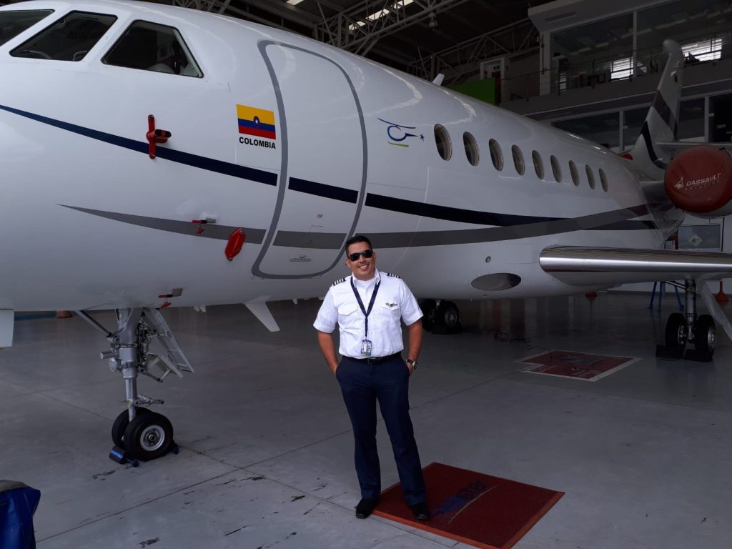 Piloto venezolano Miguel Añez