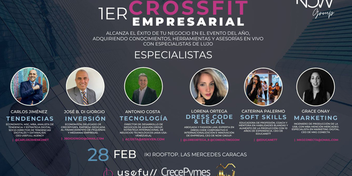 “Crossfit Empresarial” en su 1era edición se realizará en Caracas