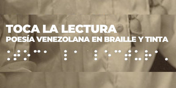 Toca la lectura en Fundación La Poeteca “Poesía En Braille, Tinta Y Voz”