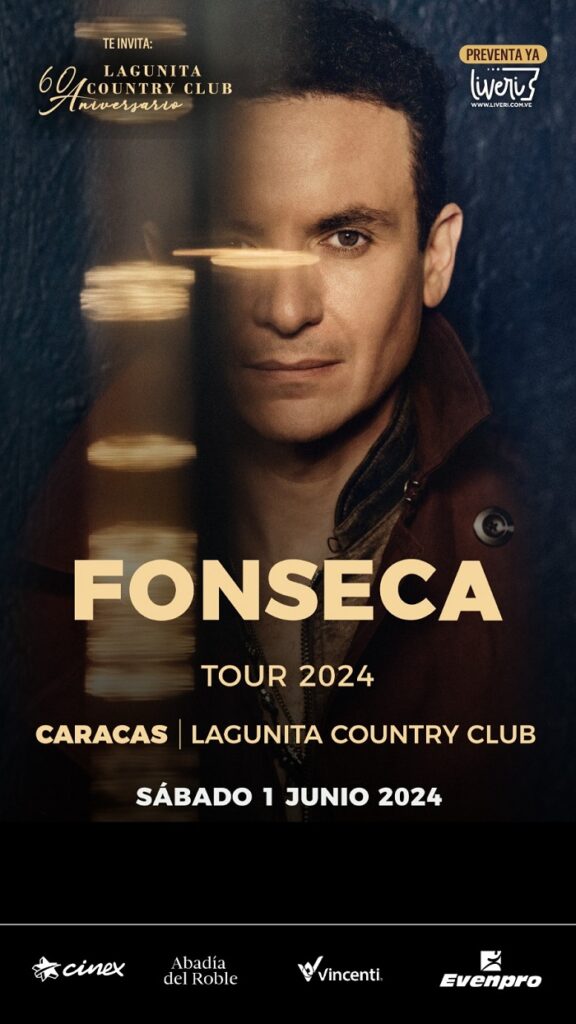 Fonseca en Concierto creará una noche de fiesta en La Lagunita Country Club