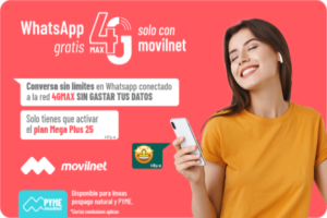 Movilnet ofrece servicio de WhatsApp gratis para clientes pospago y  jurídico