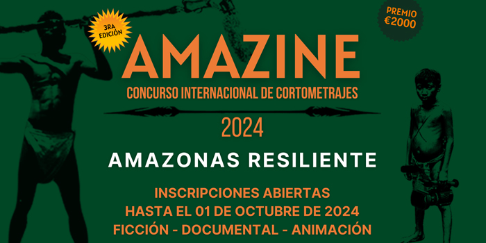 “Amazonas Resiliente” es el tema del concurso internacional de Cortometrajes Amazine