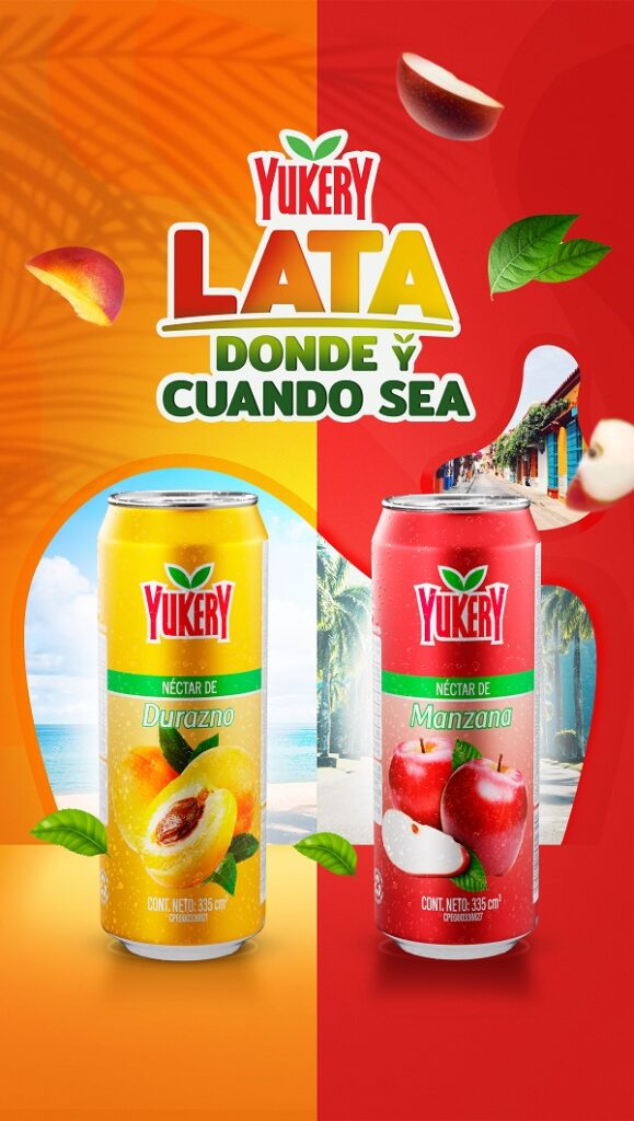 Regresa Yukery de Manzana y Durazno en lata para disfrutar donde y cuando sea