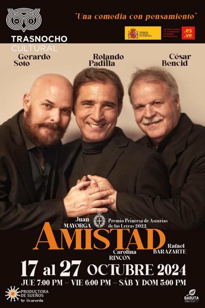 “Amistad”: Un viaje teatral para reír, reflexionar y fortalecernos