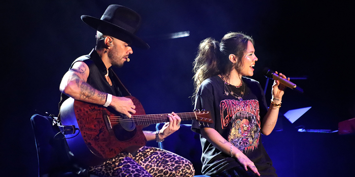 La fuerza del show de Jesse & Joy le ganó al Frente de Tormenta