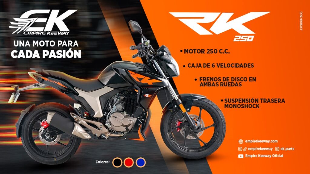 La RK 250 adelantó la llegada de nuevos modelos EK