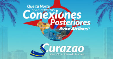 Avior Airlines ofrece conexiones posteriores a través Curazao hacia destinos internacionales