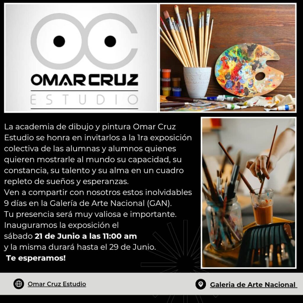Omar Cruz Estudio inaugurará exposición en la GAN