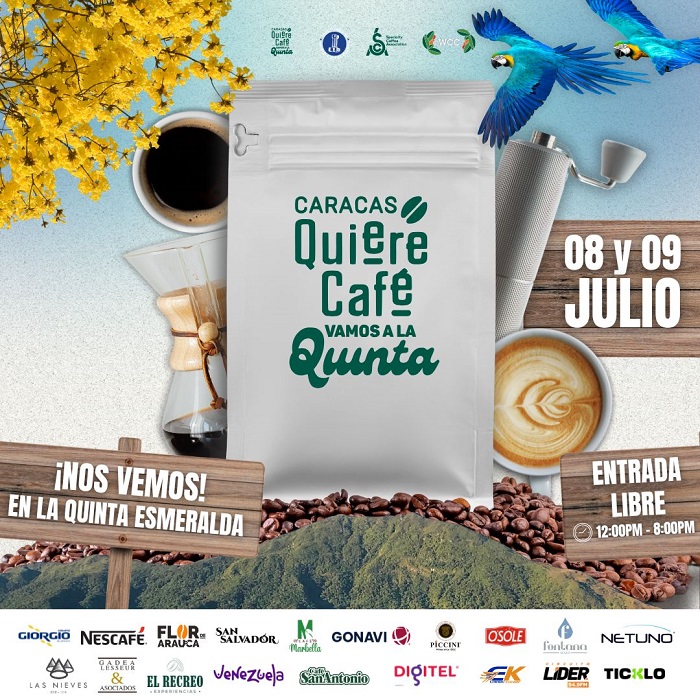 Caracas Quiere Café celebrará su 5ta edición con entrada libre