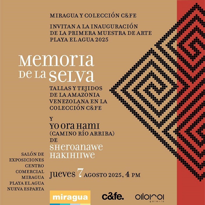 La Fundación Miragua y la Colección C&FE presentan «Memoria de la selva. Tallas y tejidos de la Amazonia venezolana en la Colección C&FE»