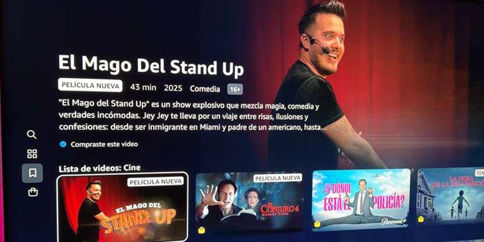 Mago Jey Jey hace historia como el primer mago y comediante de habla hispana con un especial en español en Amazon Prime y Apple TV