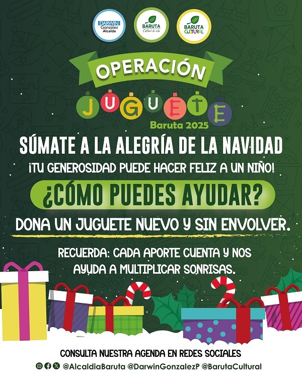 Baruta celebra cultura y Navidad con el evento CONVIVE