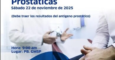 GMSP realiza jornada gratuita de despistaje prostático: La detección precoz salva vidas