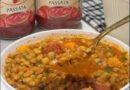 Guiso de lentejas con el sabor de Italia