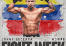 ¡Qué gran hazaña! Jonny Becerra competirá en el WOW FC 2026