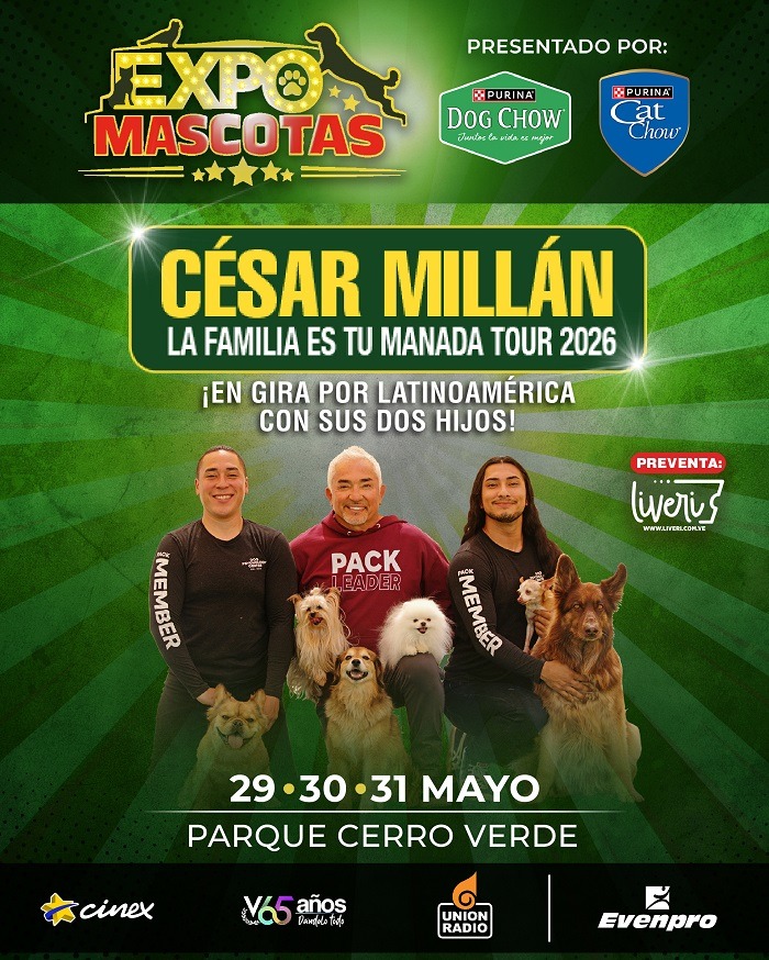 Evento pet friendly tendrá show de César Millán