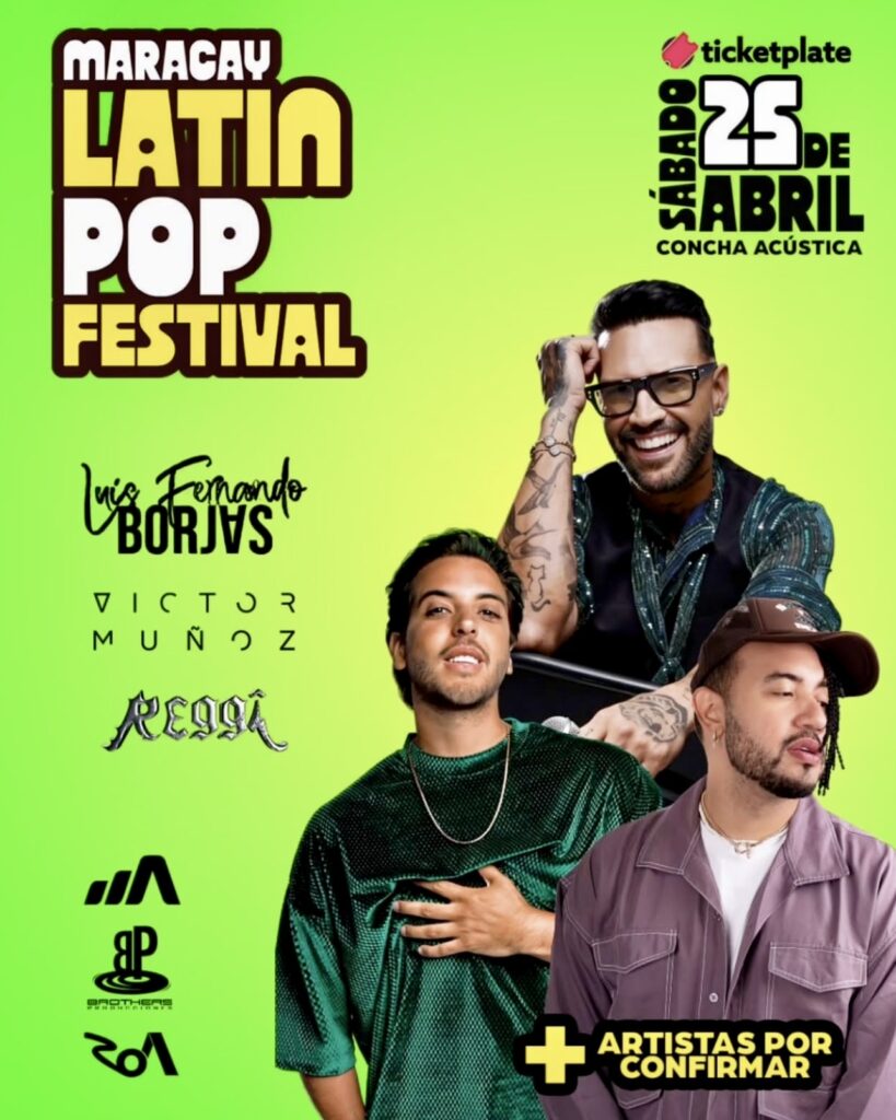 Maracay Latin Pop Festival reunirá grandes estrellas en abril