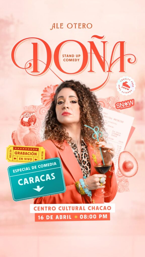 Ale Otero lleva su exitoso show “Doña” a Caracas