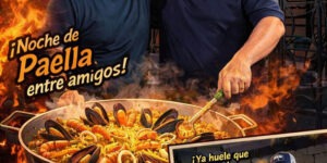 Noche española con paella y sangría imperdible