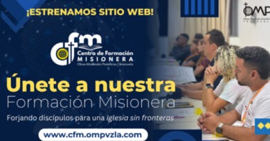 OMP VENEZUELA REALIZÓ LANZAMIENTO DE PÁGINA WEB DEL CENTRO DE FORMACIÓN MISIONERA