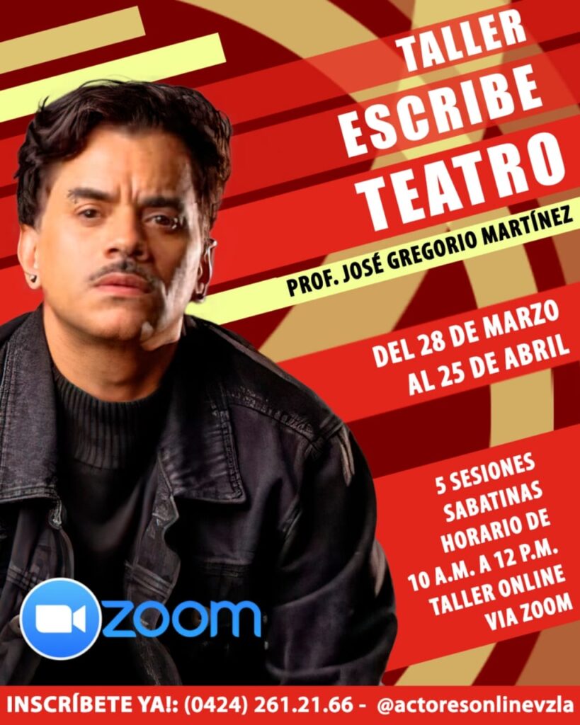 Aprende a escribir teatro con José Gregorio Martínez