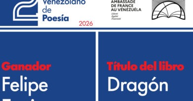 Felipe Ezeiza Briceño se alza con el II Premio Franco-Venezolano de Poesía