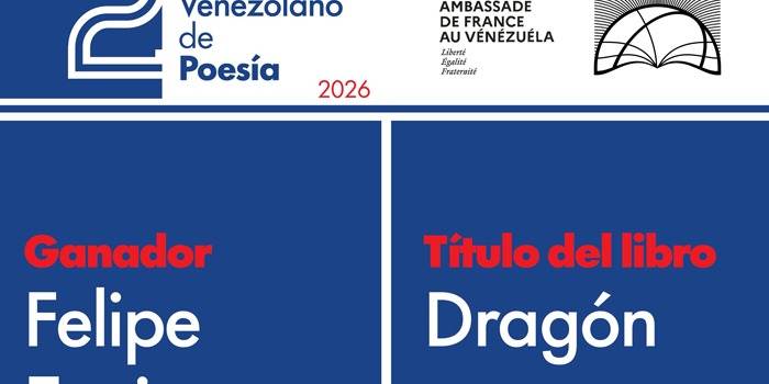 Felipe Ezeiza Briceño se alza con el II Premio Franco-Venezolano de Poesía