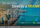 Aerolínea Global X y  Laser Airlines anuncian vuelos directos a Miami