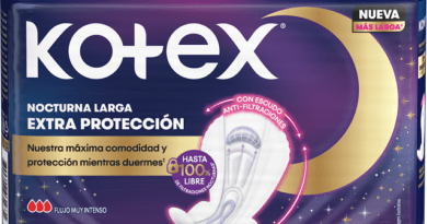 Kotex lanza su Toalla Nocturna Larga Extra Protección