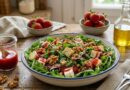 Prepara una vinagreta para ensaladas con quesos madurados