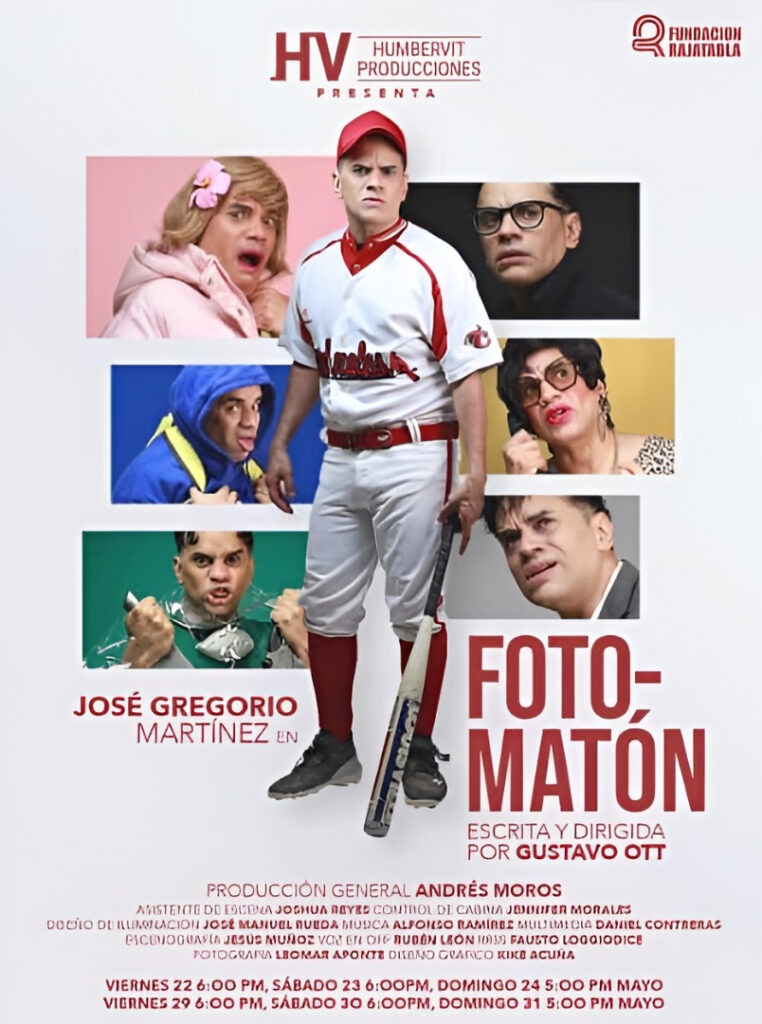 José Gregorio Martínez protagoniza “Fotomatón”, una comedia negra imperdible en Bellas Artes