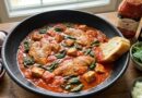 Pollo en salsa roja con espinacas: Un clásico de la cocina italiana en tu mesa