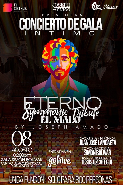 La Sala Simón Bolívar recibirá el tributo sinfónico de Joseph Amado a Willie Colón