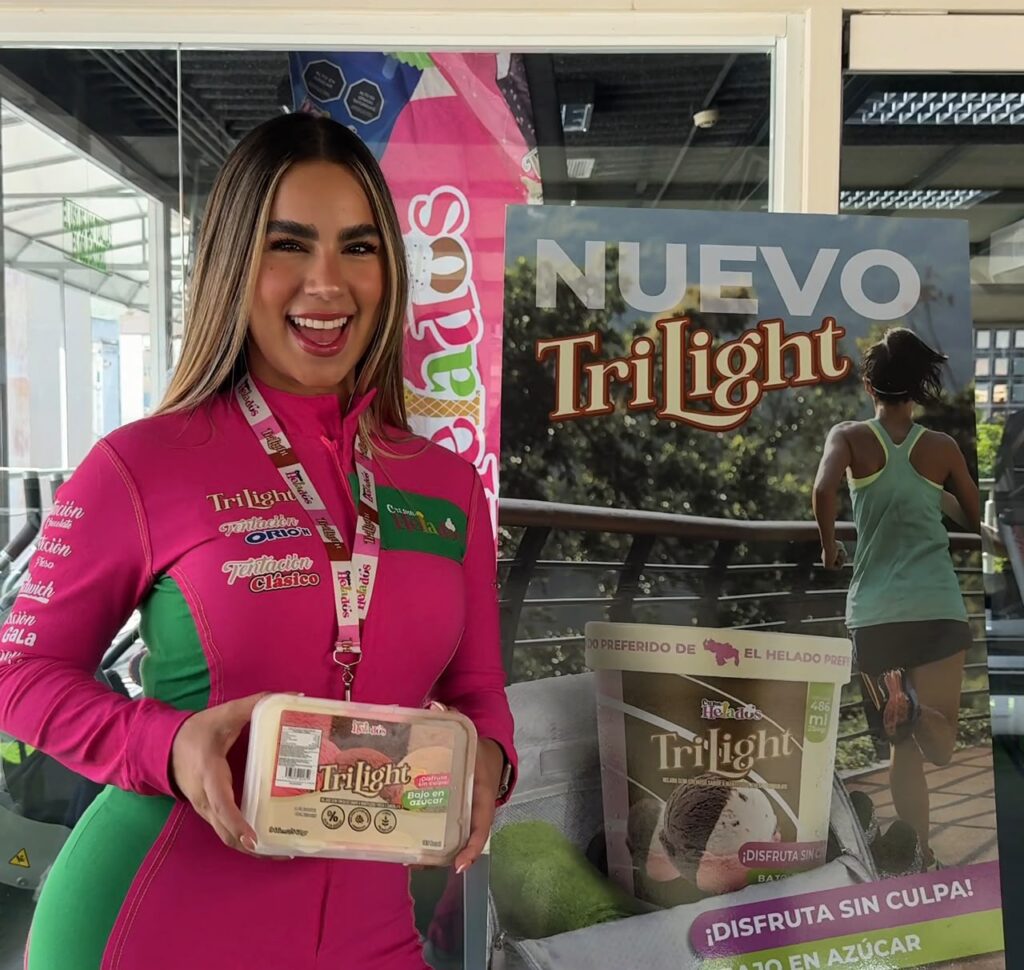 TriLight llega a Venezuela con 50% menos calorías y tres sabores en un solo helado