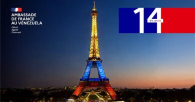 En su día nacional, Francia reafirma su solidaridad y fraternidad con el pueblo venezolano en momentos de duelo.