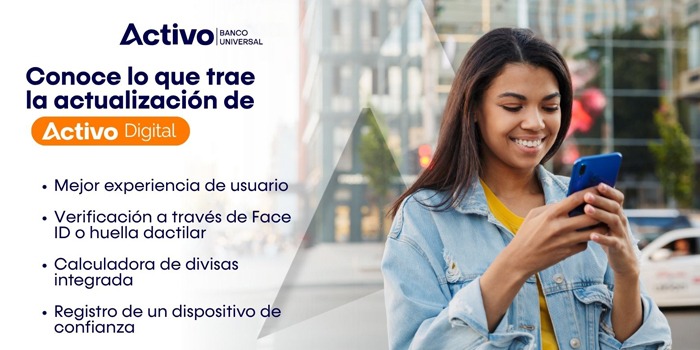 Activo renueva su app móvil con mejoras de seguridad