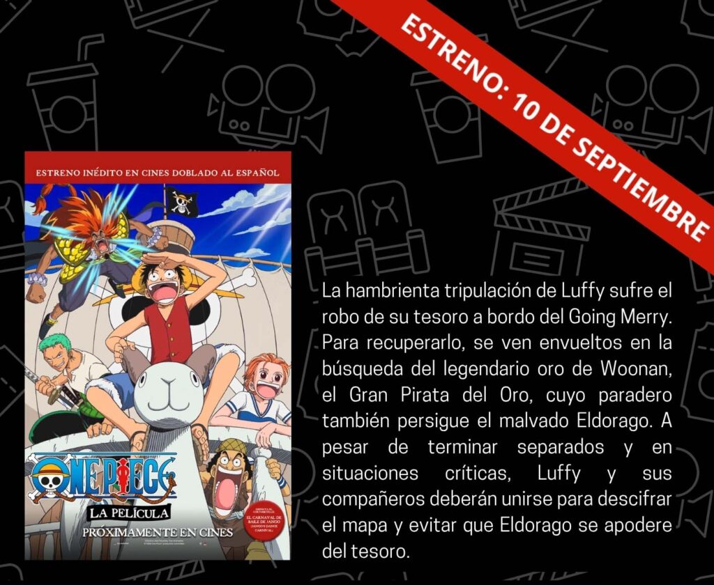 ¡El origen de una leyenda! Vive la primera película de One Piece y revive la nostalgia en la pantalla grande