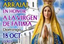 Con gran Arraial, el Santuario de Fátima en Carrizal celebrará la última aparición de la Virgen