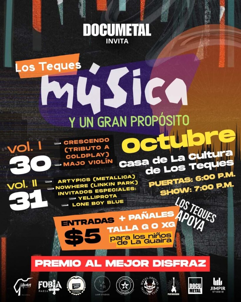 Festival "Música y un Gran Propósito" recaudará pañales para afectados por terremotos en La Guaira y El Junquito
